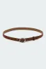 Faux Suede Slim Belt sold by Edikted