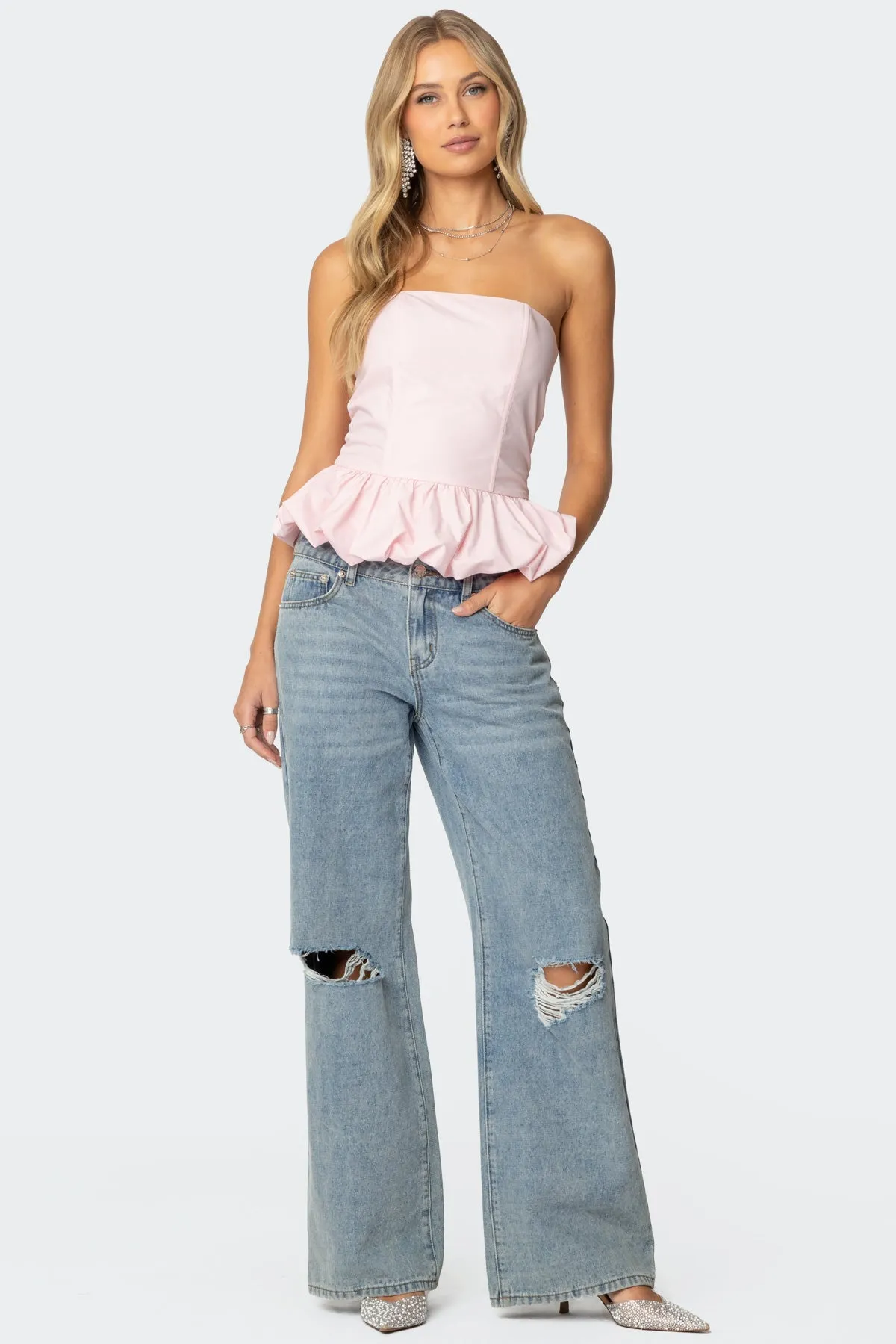 Everlee Bubble Hem Corset sold by Edikted product image thumbnail 5