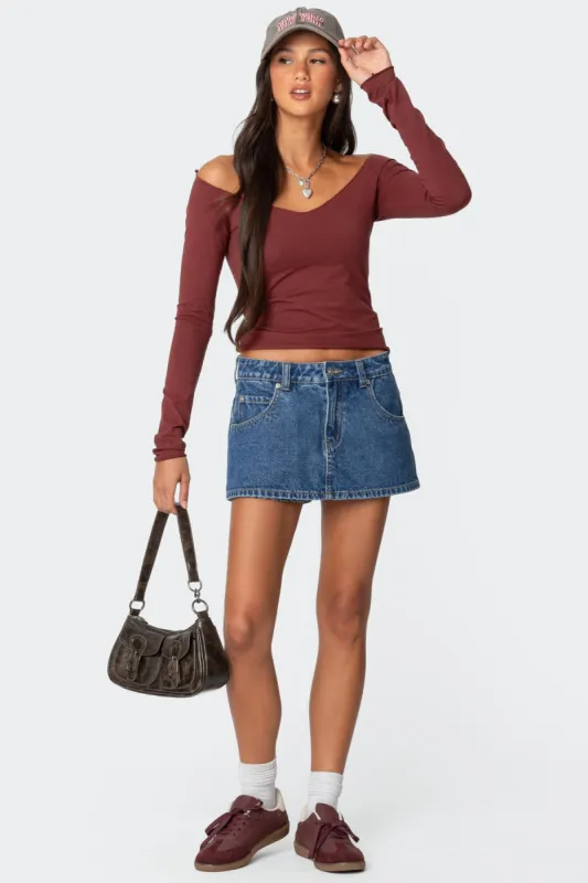 Talia Micro Skort sold by Edikted