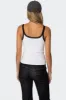 Jude Lacey Ribbed Tank Top sold by Edikted