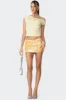 Sabina Low-Rise Sequin Mini Skirt sold by Edikted
