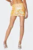 Sabina Low-Rise Sequin Mini Skirt sold by Edikted