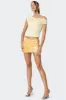 Sabina Low-Rise Sequin Mini Skirt sold by Edikted