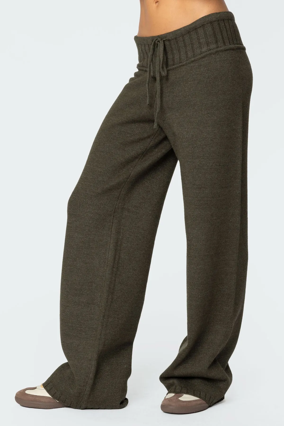 Russell Straight Leg Knit Pants sold by Edikted product image thumbnail 3