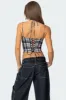 Leon Plaid Corset sold by Edikted
