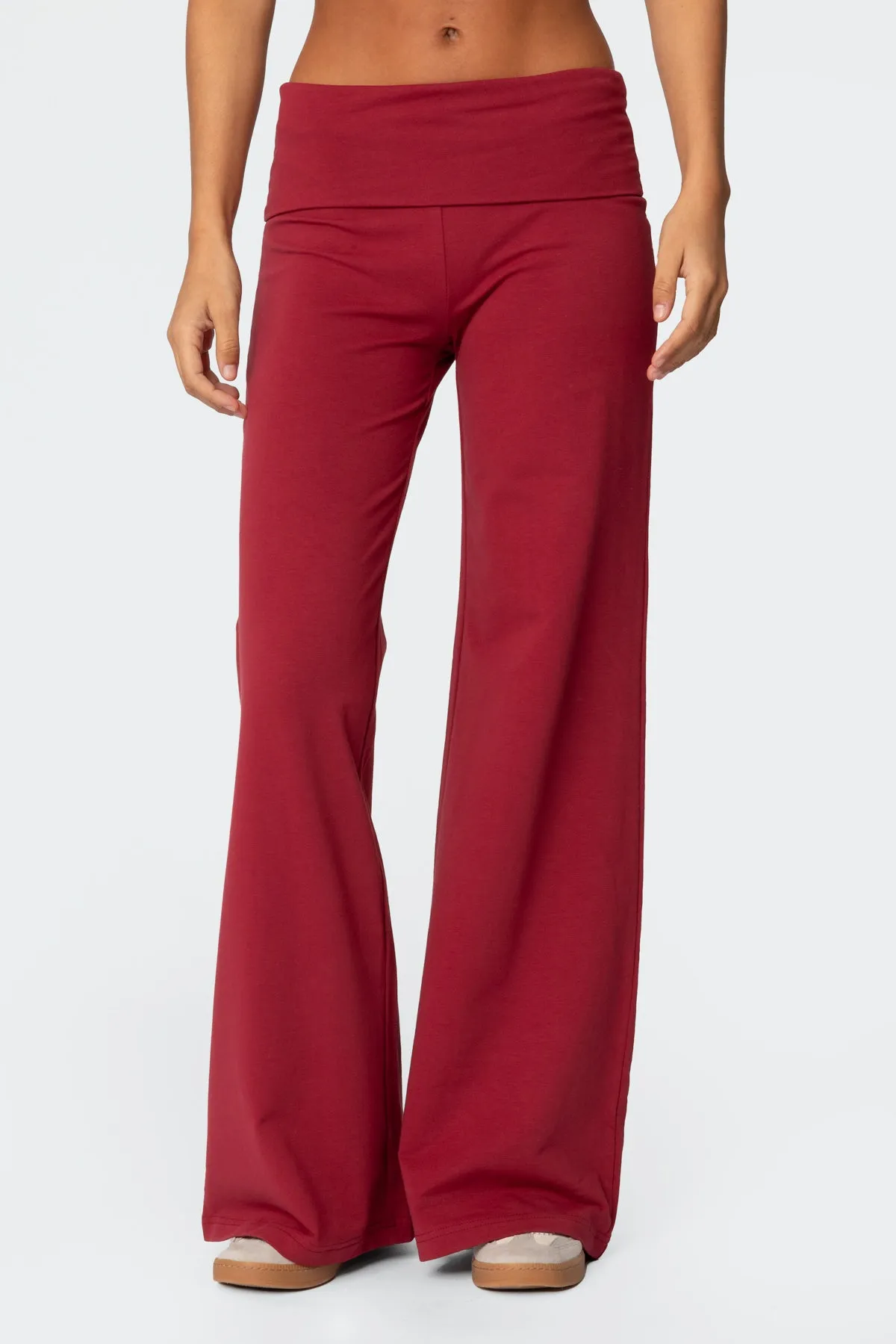 Wide Leg Foldover Pants sold by Edikted product image thumbnail 2