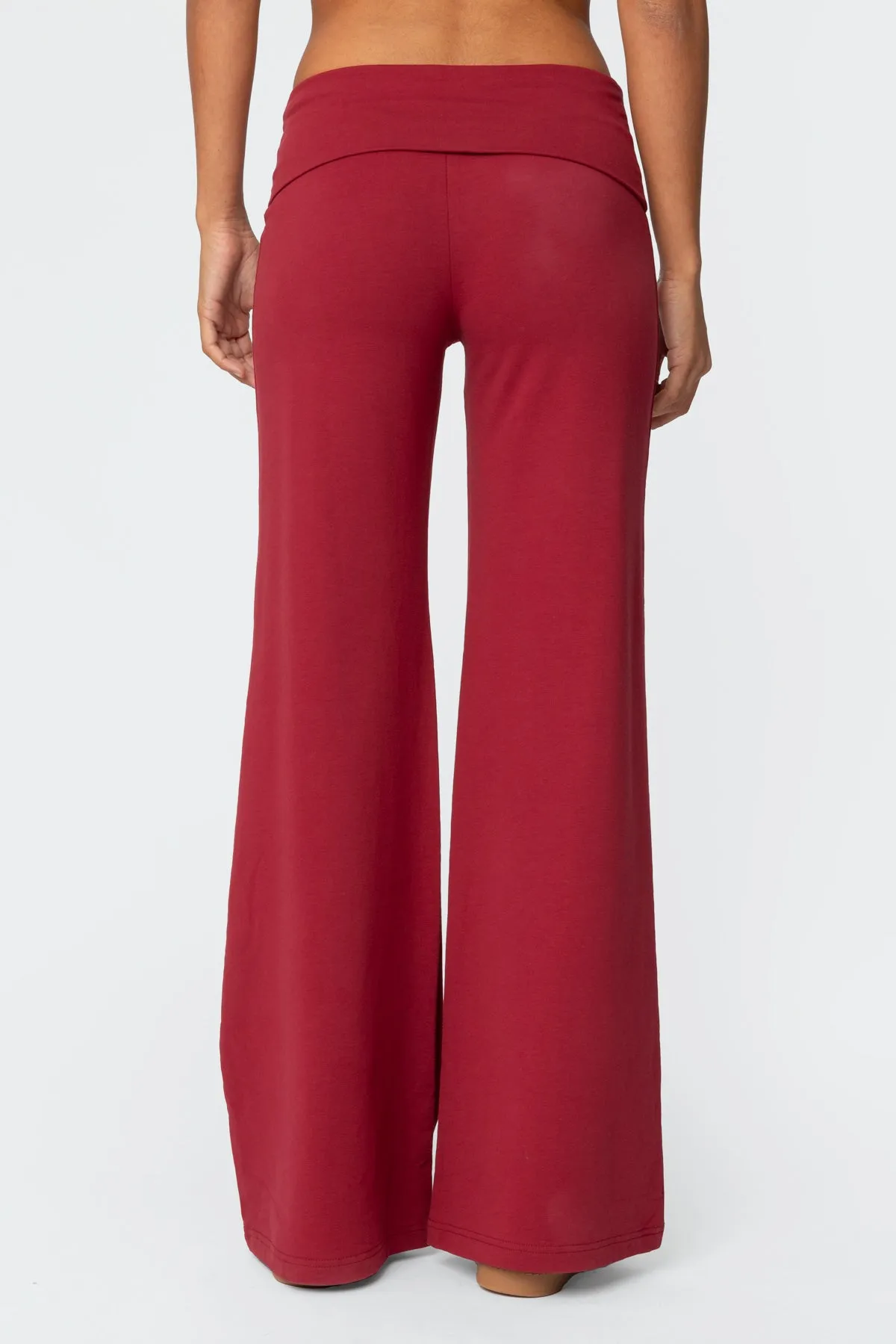 Wide Leg Foldover Pants sold by Edikted product image thumbnail 4
