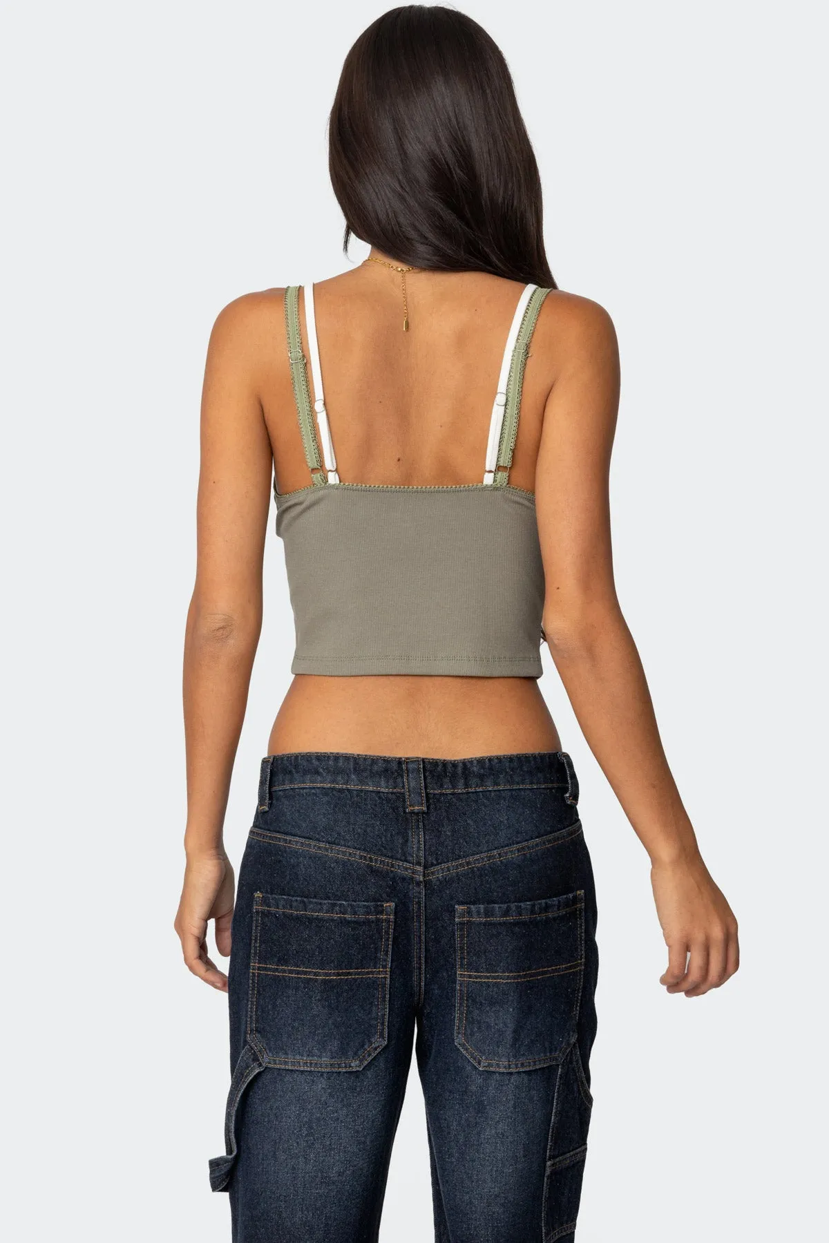 Lacey Layered Tank Top sold by Edikted product image thumbnail 5
