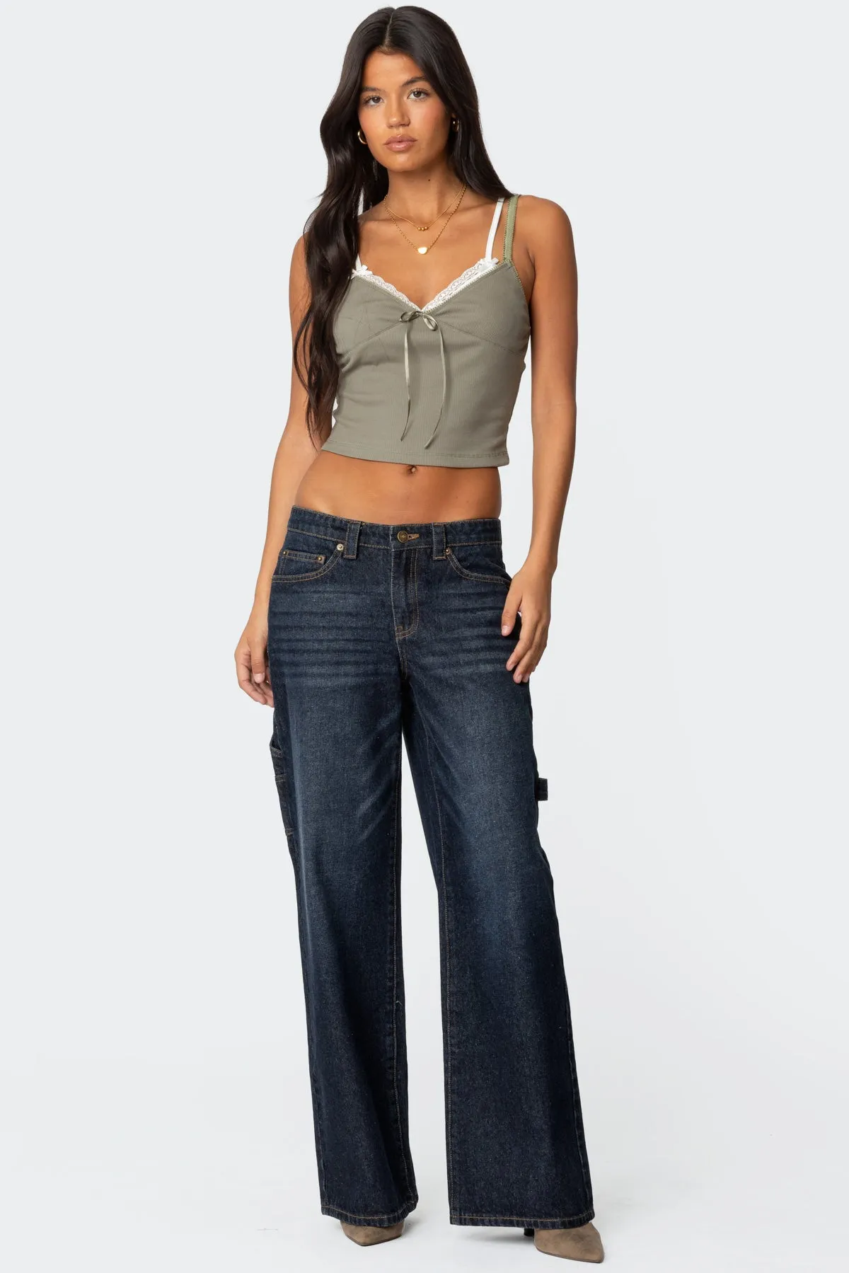 Lacey Layered Tank Top sold by Edikted product image thumbnail 2