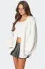 Mathilde Oversized V Neck Cardigan sold by Edikted
