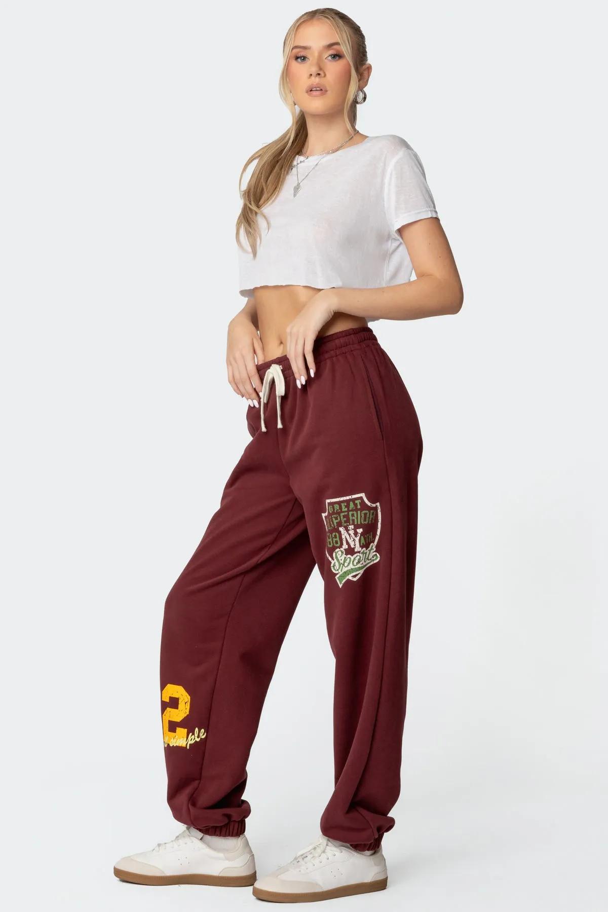 Bramty Oversized Sweatpants sold by Edikted product image thumbnail 3