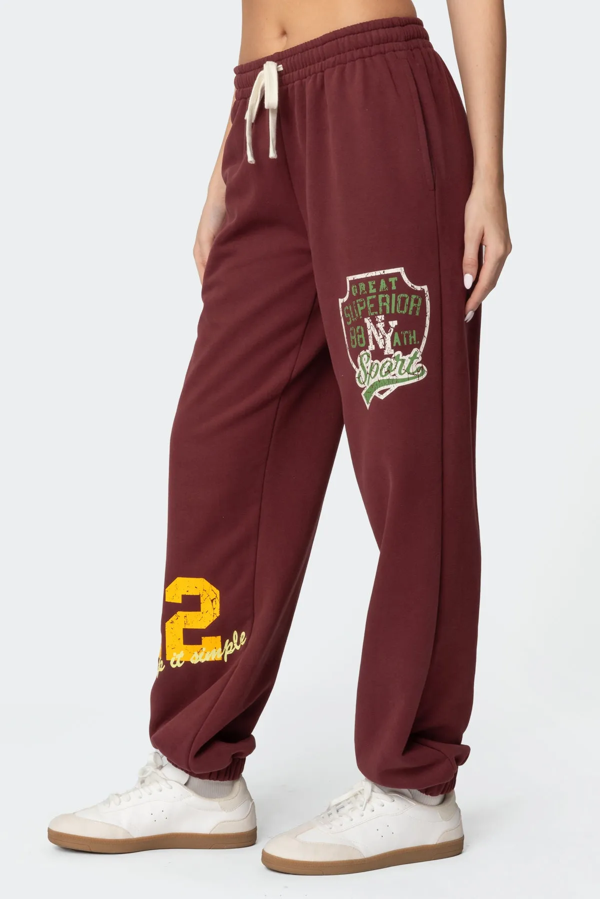 Bramty Oversized Sweatpants sold by Edikted product image thumbnail 4