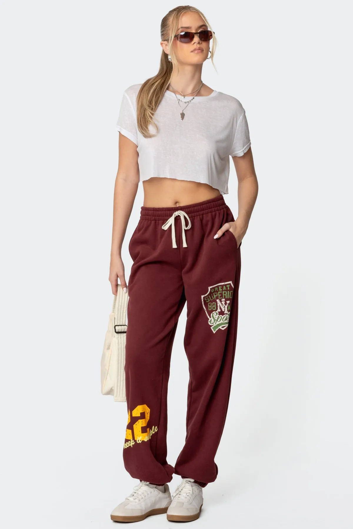 Bramty Oversized Sweatpants sold by Edikted