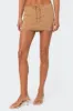 Crochet Trim Knit Mini Skirt sold by Edikted