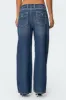 Contrast Stitch Low Rise Boyfriend Jeans sold by Edikted