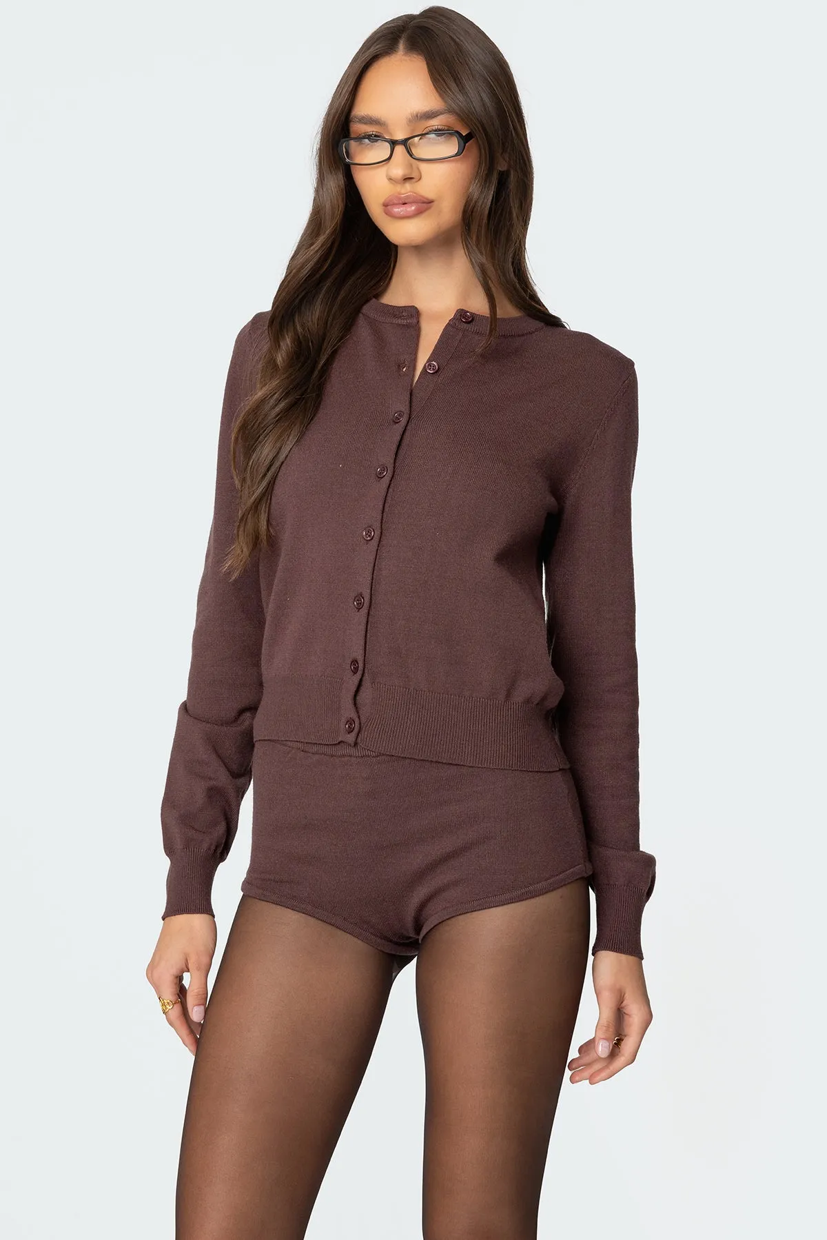 Ashlin Button Up Knit Cardigan sold by Edikted product image thumbnail 3