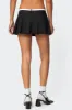 Contrast Drawstring Pleated Mini Skort sold by Edikted