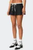 Contrast Drawstring Pleated Mini Skort sold by Edikted