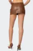 Studded Faux Leather Mini Skort sold by Edikted