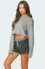 Shyrah Oversized Knit Top sold by Edikted