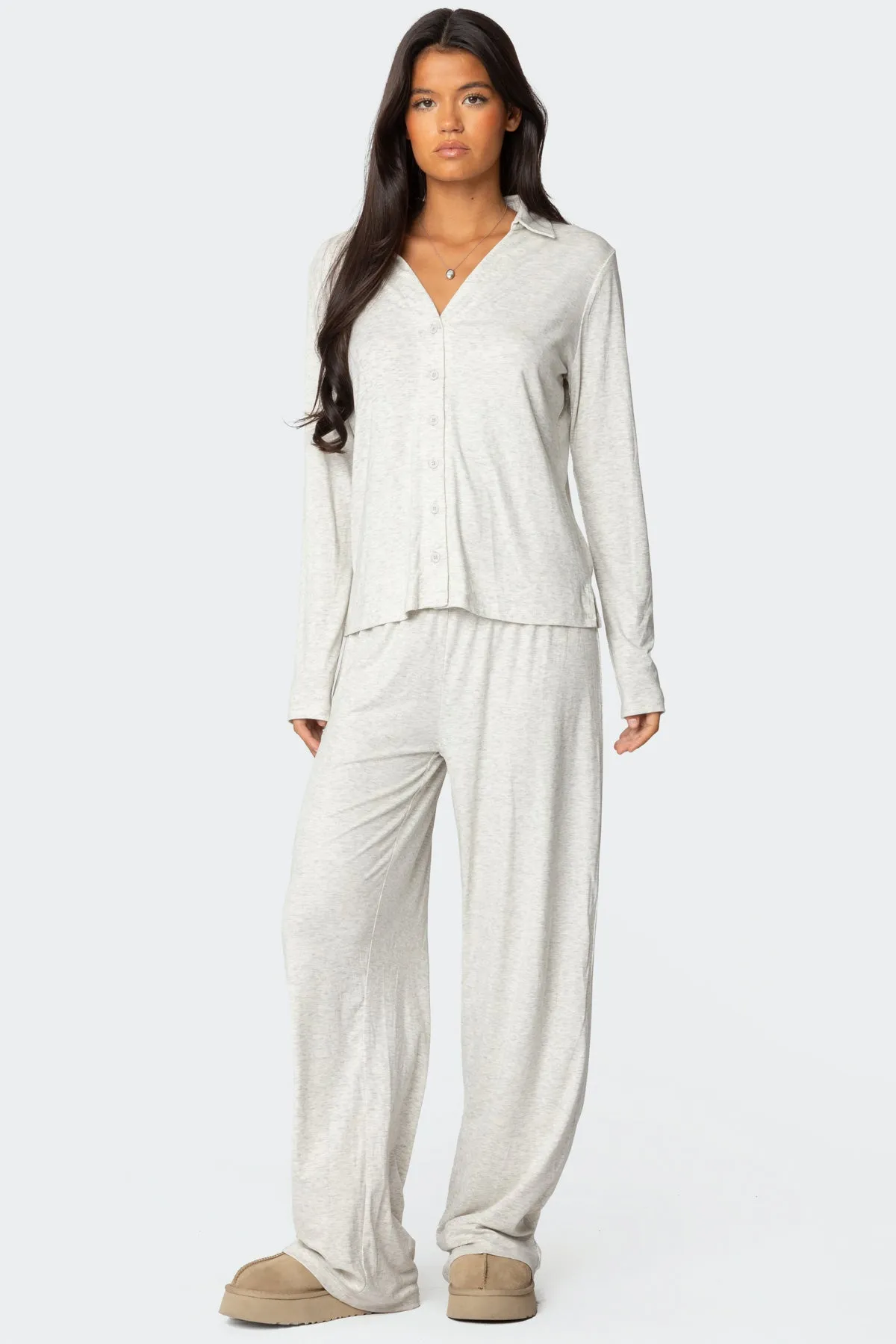 Justina Button Up Top sold by Edikted product image thumbnail 2