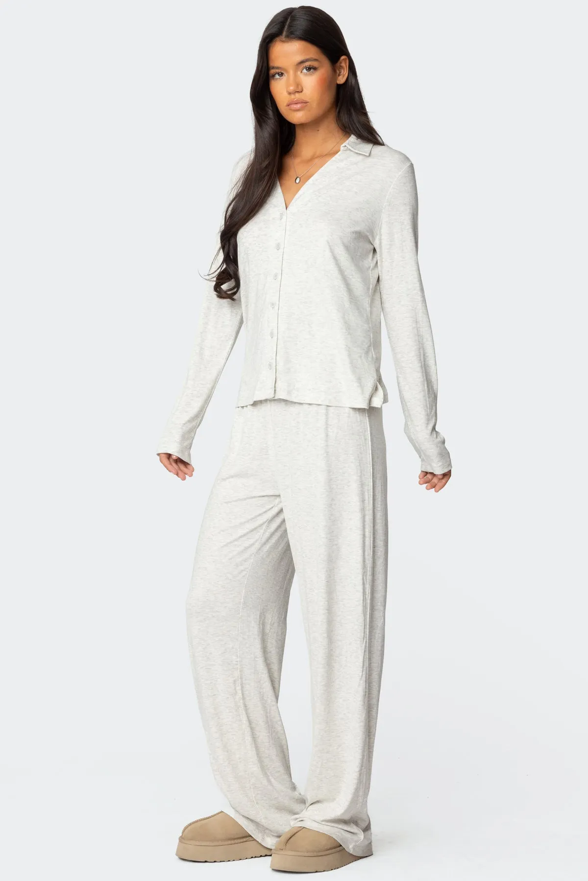 Justina Button Up Top sold by Edikted product image thumbnail 4