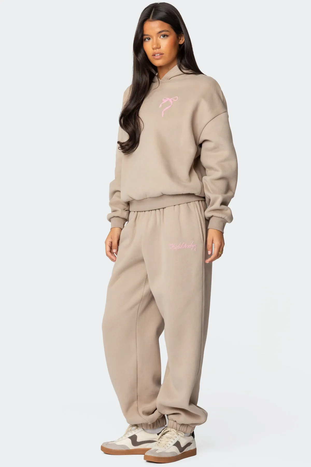 Sasha Bow Detail Sweatpants sold by Edikted product image thumbnail 3