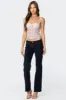 Drew Sheer Lace Cupped Corset sold by Edikted