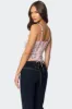 Drew Sheer Lace Cupped Corset sold by Edikted