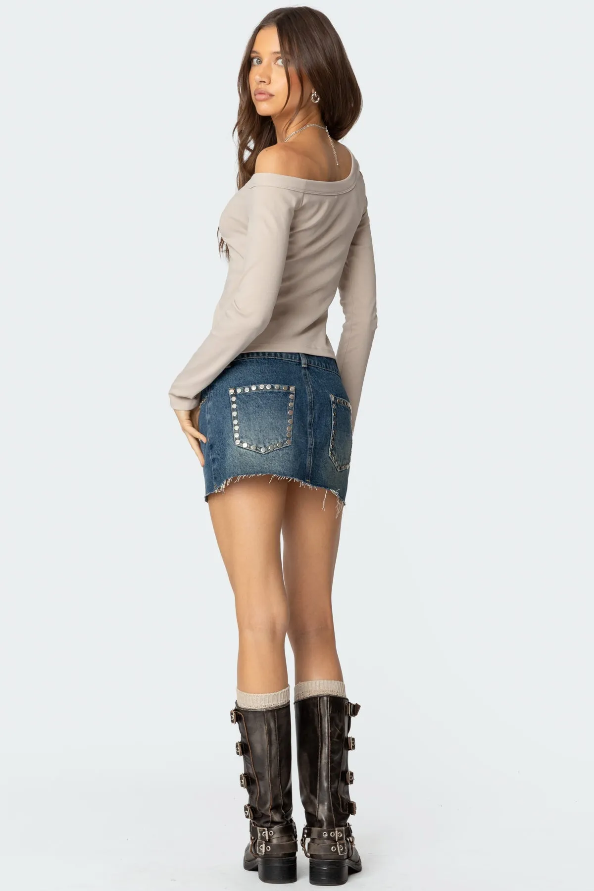 Adelaine Asymmetric Top sold by Edikted product image thumbnail 5