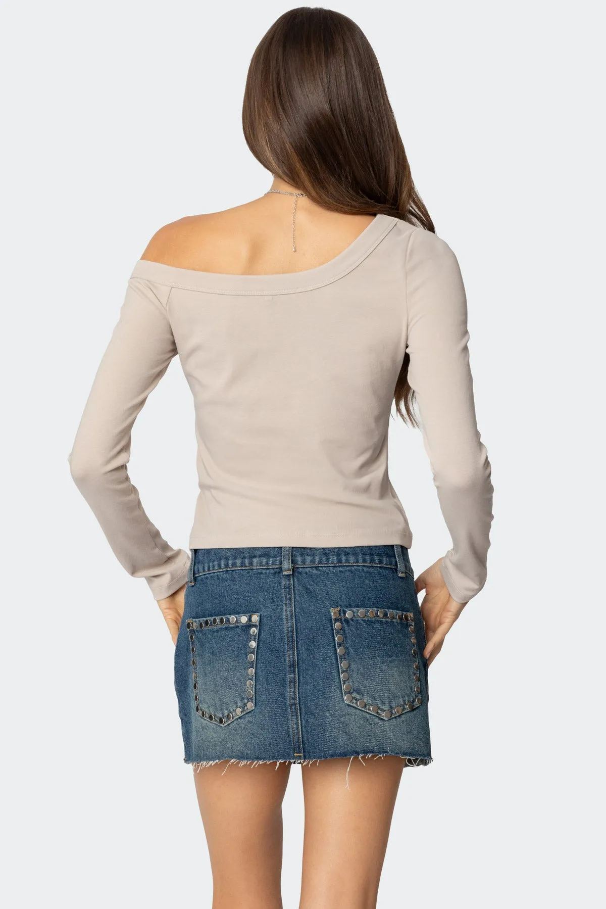 Adelaine Asymmetric Top sold by Edikted product image thumbnail 4