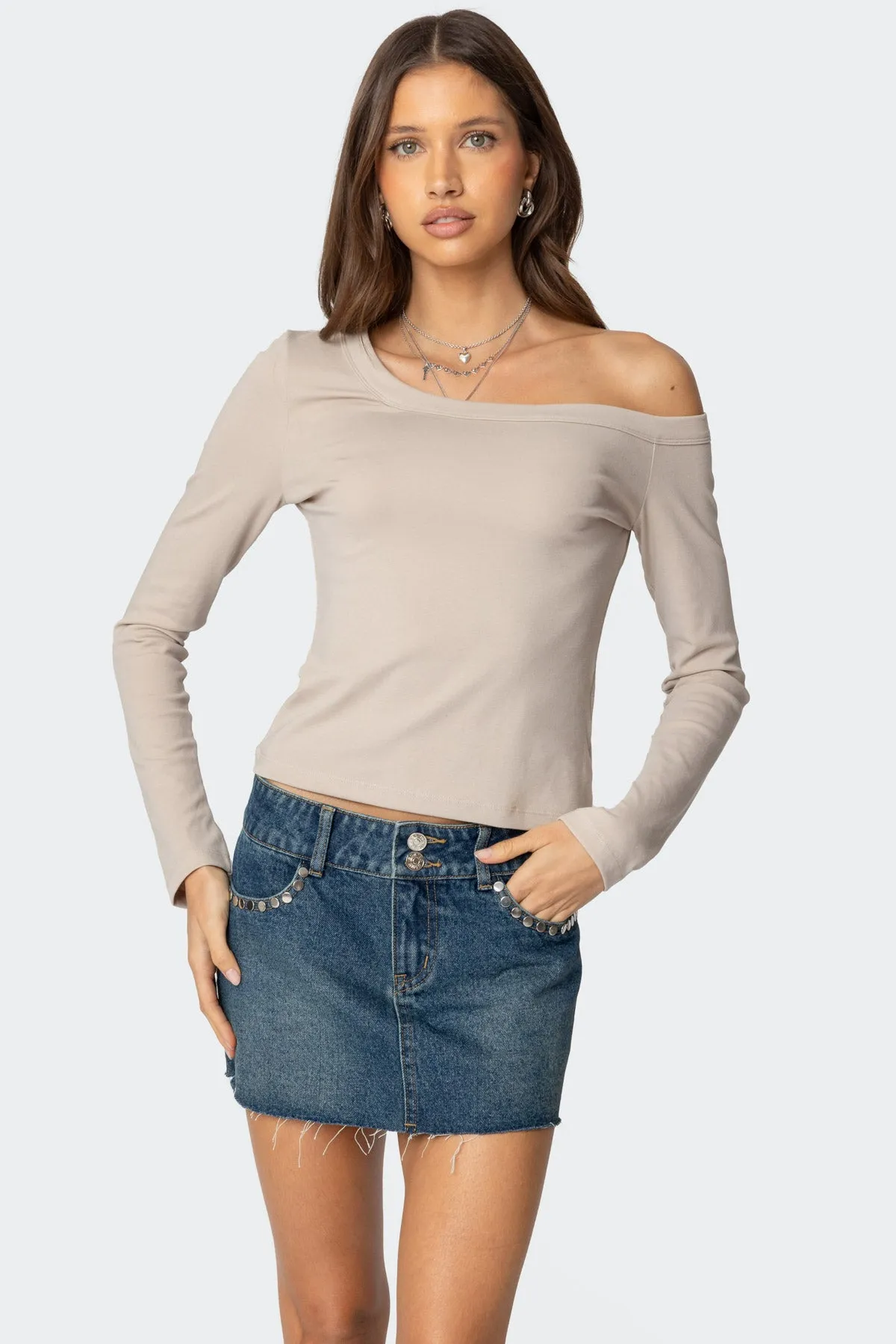 Adelaine Asymmetric Top sold by Edikted product image thumbnail 2
