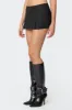 Karine Pinstripe Pleated Mini Skort sold by Edikted