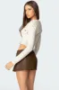 Sorrel Asymmetric Knit Top sold by Edikted