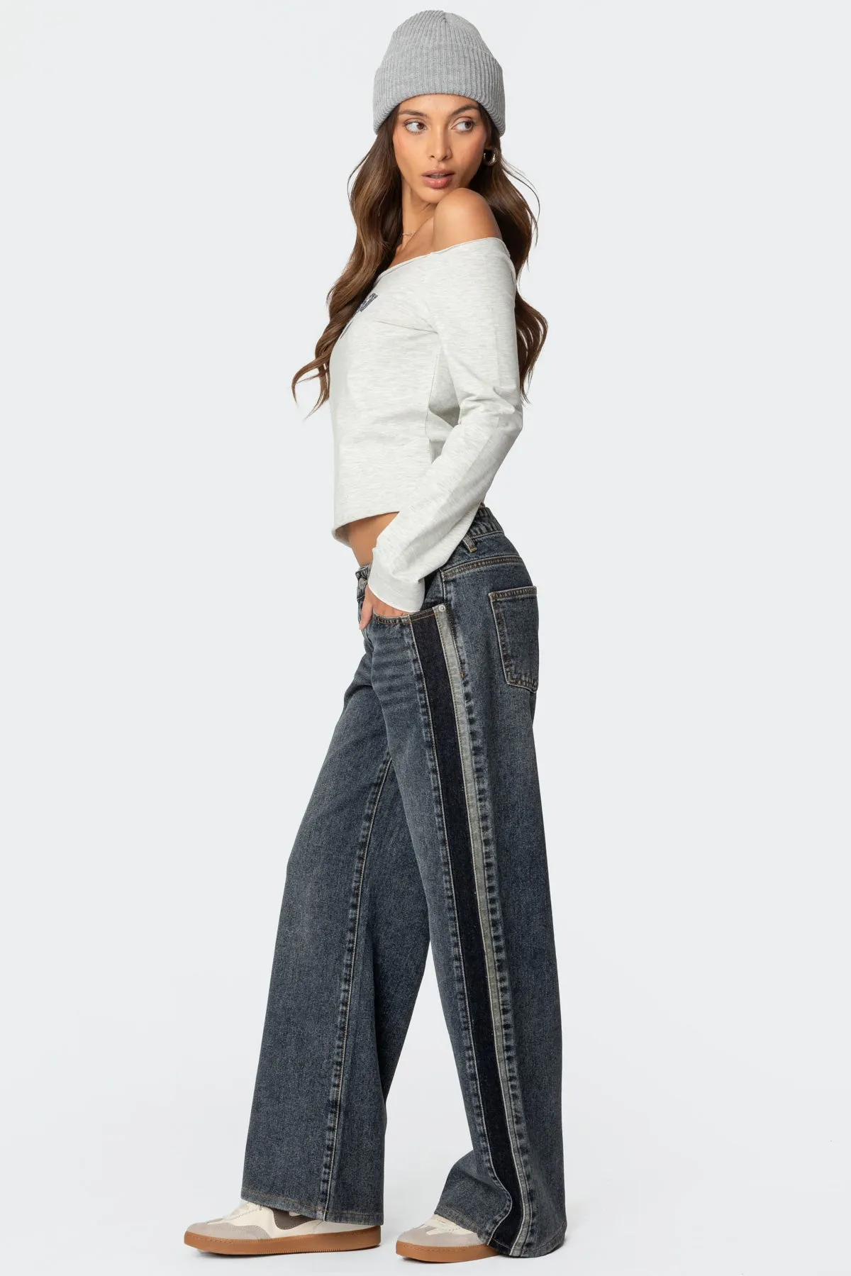 Aspen Ski Club Off Shoulder Top sold by Edikted product image thumbnail 3