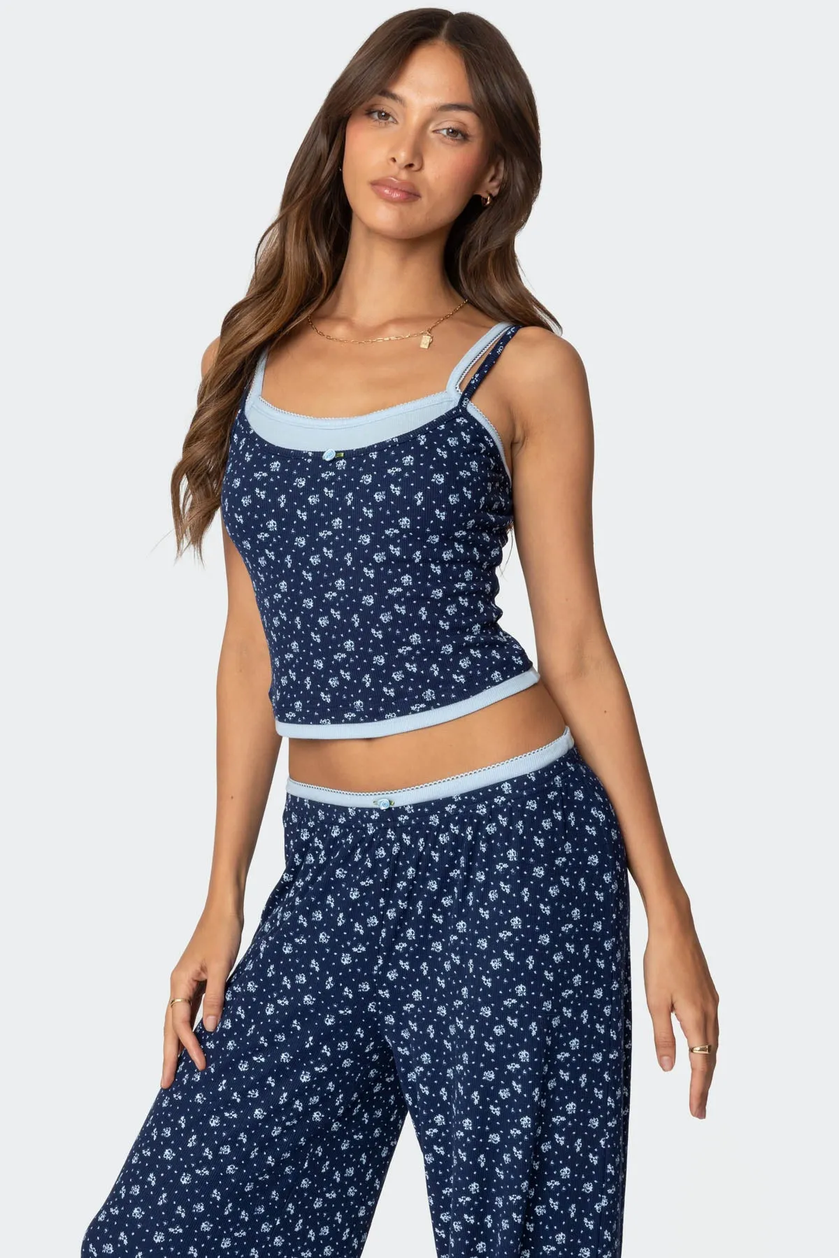 Flowerbed Layered Tank Top sold by Edikted product image thumbnail 3