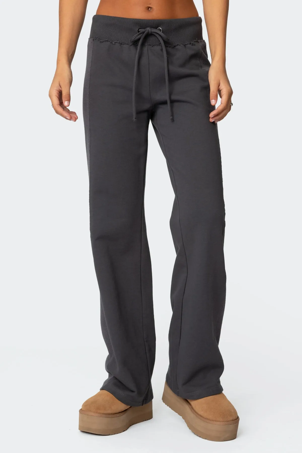 Chandler Waffle Sweatpants sold by Edikted product image thumbnail 2