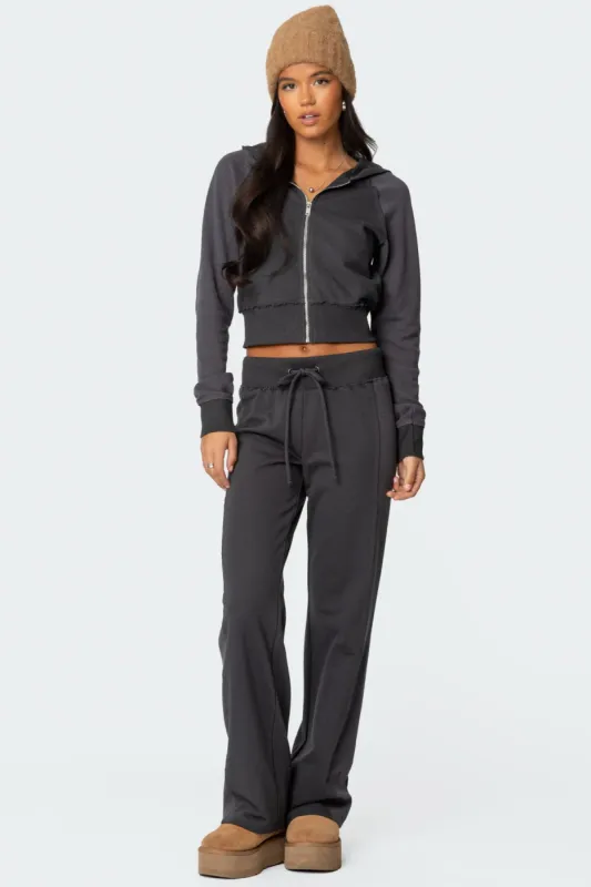 Chandler Waffle Sweatpants sold by Edikted