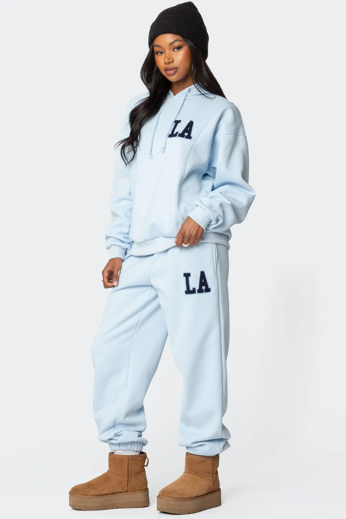 La Love Oversized Sweatpants sold by Edikted