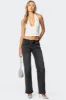 Shayna Low Rise Jeans sold by Edikted