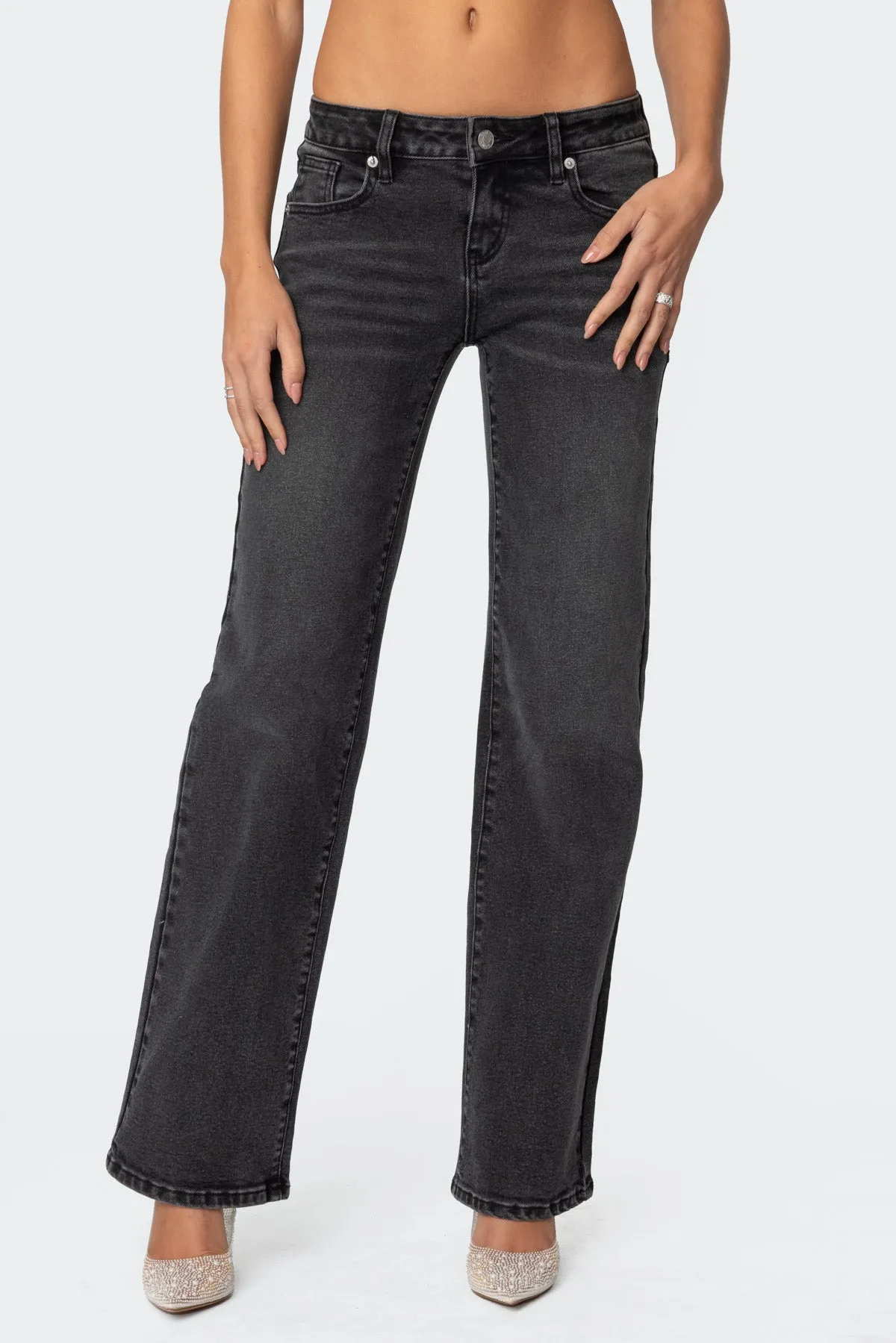Shayna Low Rise Jeans sold by Edikted product image thumbnail 2