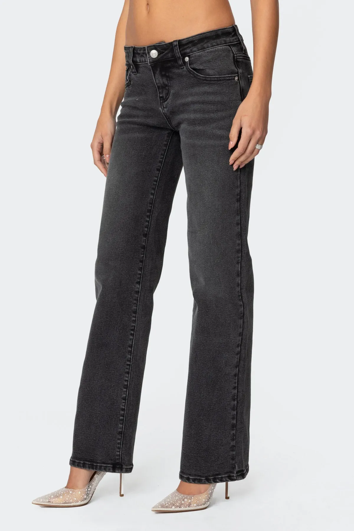 Shayna Low Rise Jeans sold by Edikted product image thumbnail 4