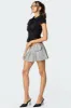 Tate Belted Pleated Mini Skirt sold by Edikted