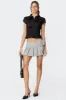 Tate Belted Pleated Mini Skirt sold by Edikted
