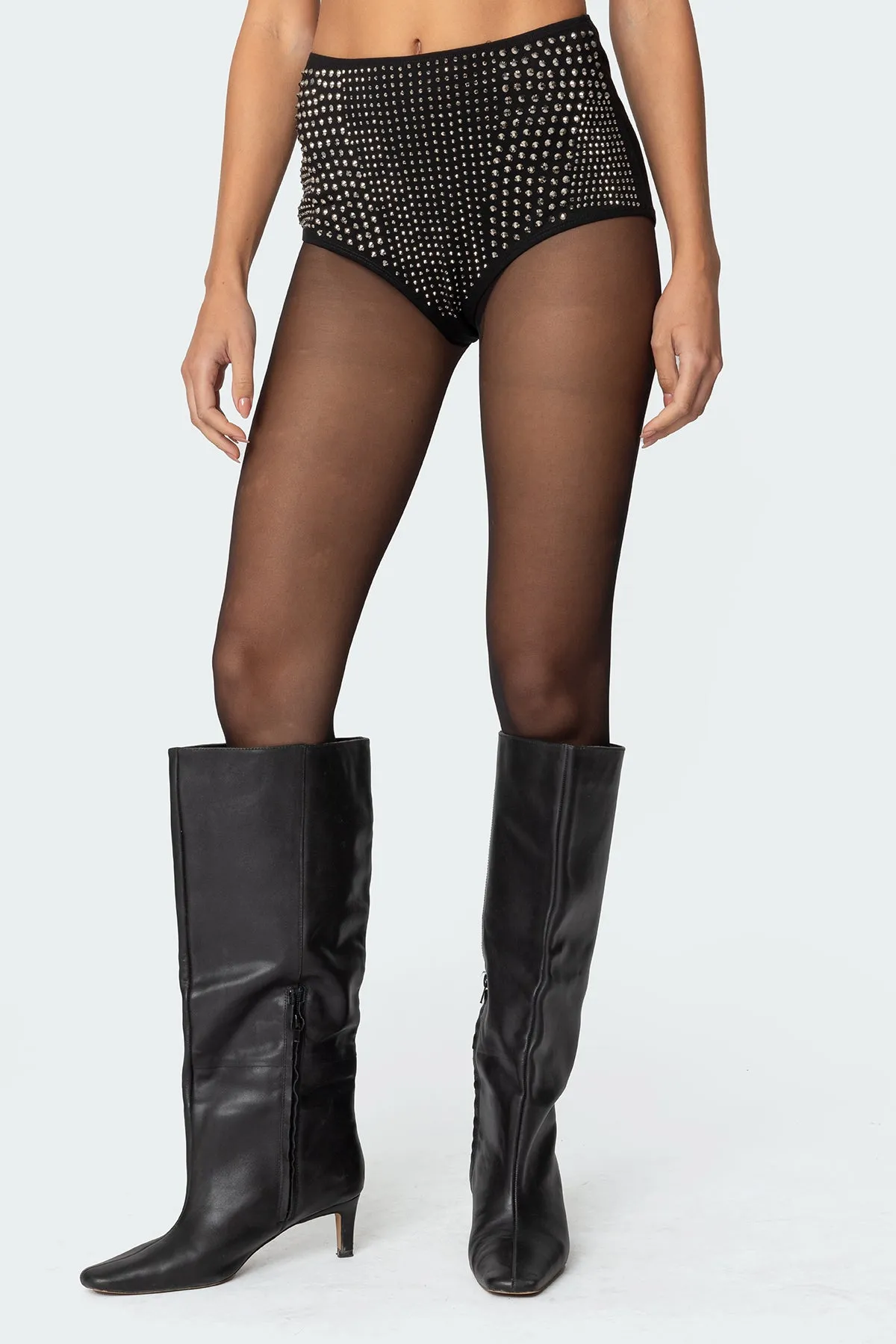 Rhinestone Micro Shorts sold by Edikted product image thumbnail 2