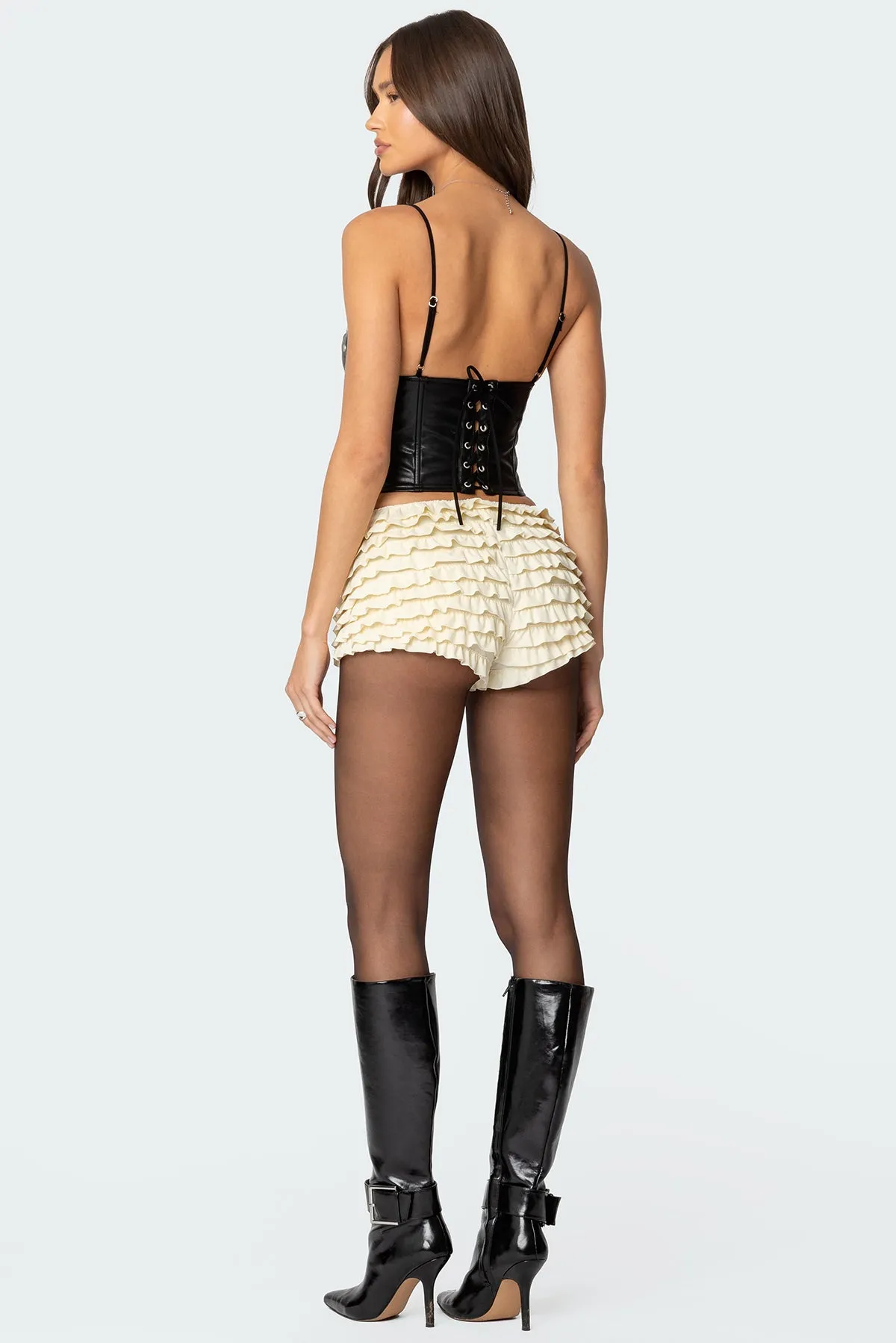 Studded Faux Leather Corset sold by Edikted product image thumbnail 5