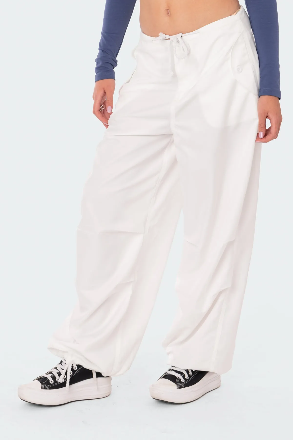 Parker Nylon Cargo Pants sold by Edikted product image thumbnail 3