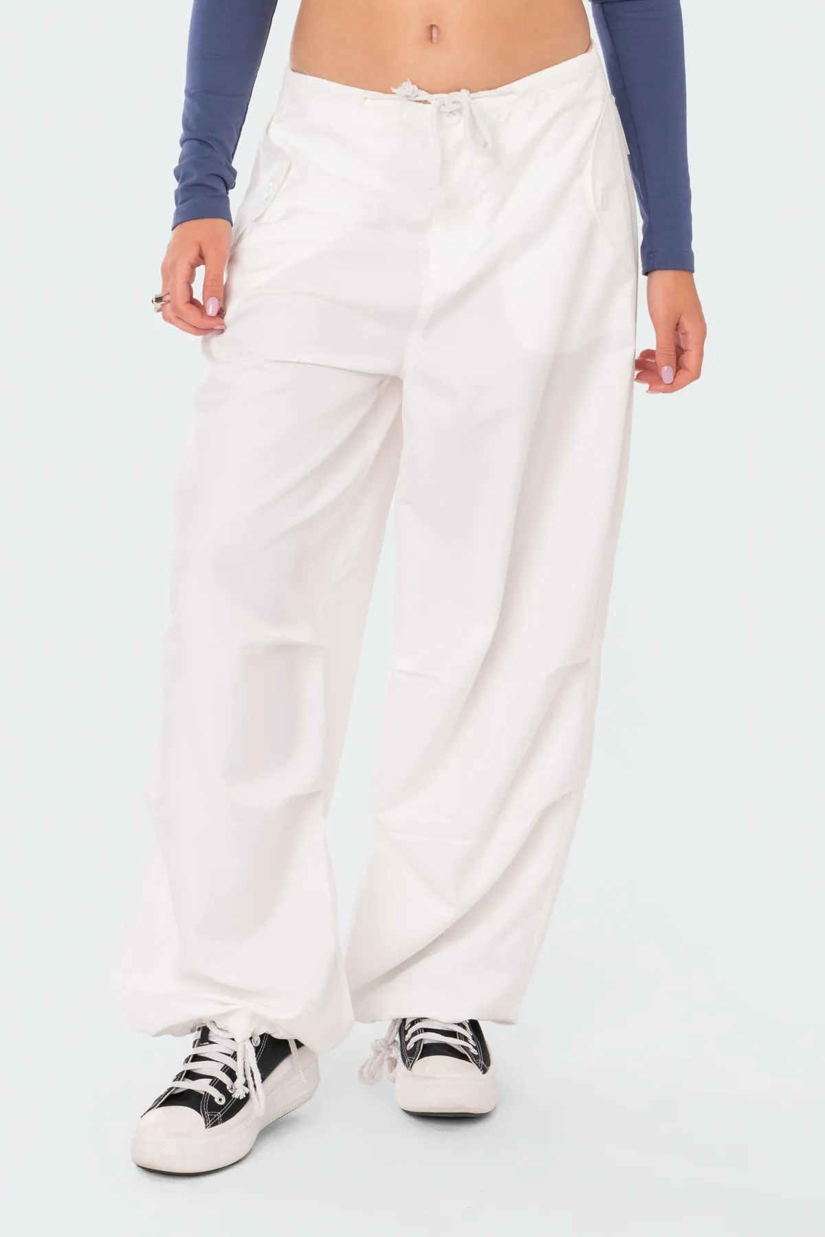 Parker Nylon Cargo Pants sold by Edikted product image thumbnail 2