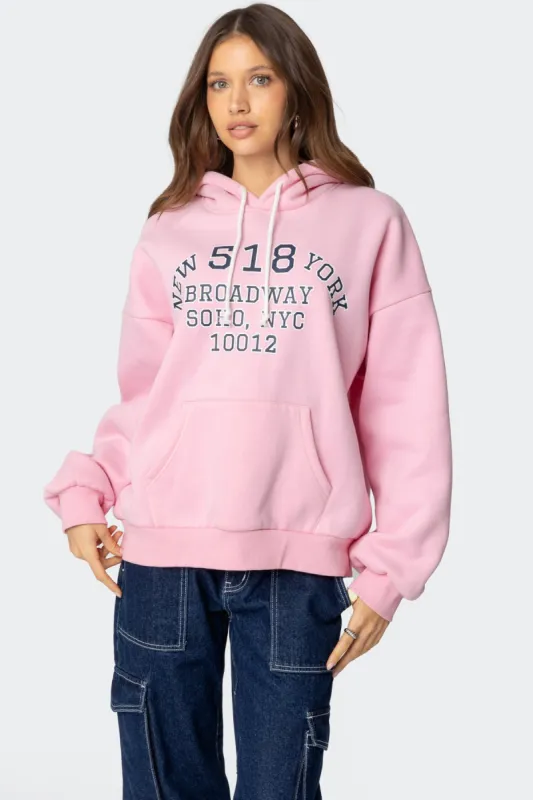 Edikted Nyc Oversized Hoodie made by Edikted