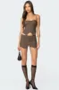 Ellis Buttoned Up Corset sold by Edikted